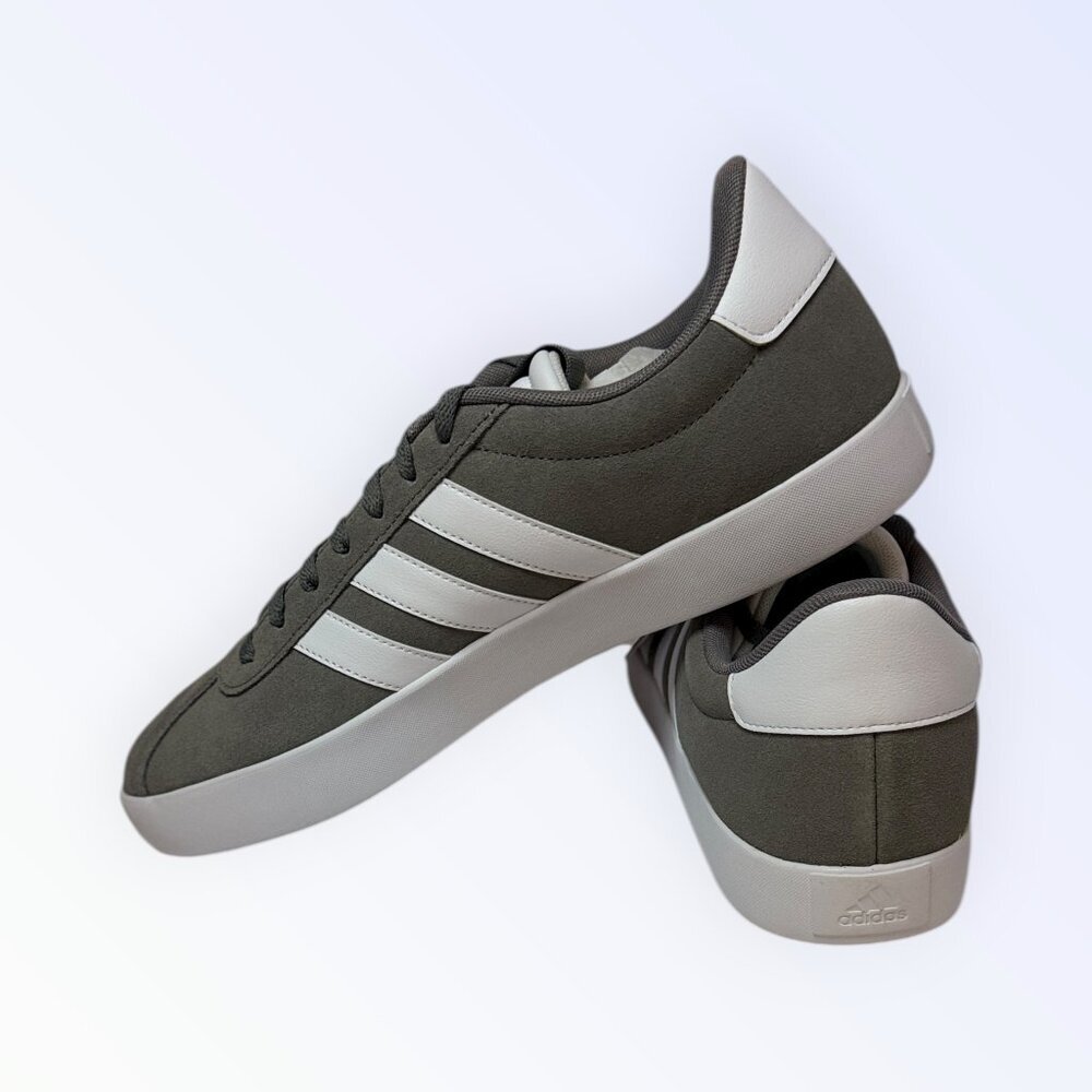 adidas VL Court 3.0 Gray White Men's 12 NIB